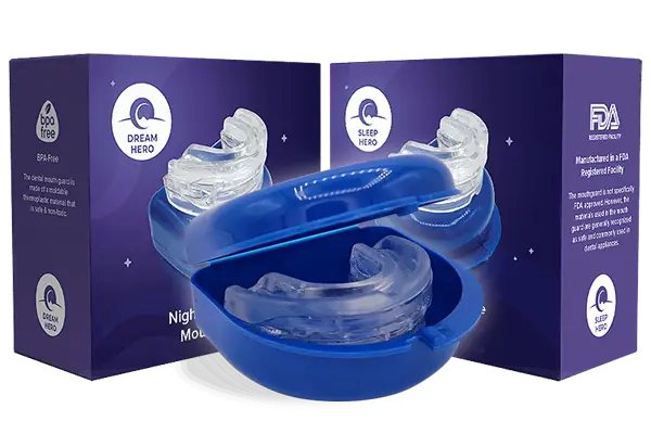 DreamHero Mouthguard on transparent background